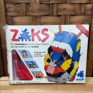 Rare unique Zaks Animated Construction System - Multicolor
